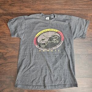 Vintage 90s WAIMEA HAWAII GECKO Surf Waikiki Sunset Beach Makana T-shirt  size L